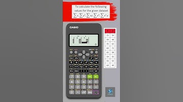 How to Find Sum of the Samples | Casio fx-991ES Sci Calculator | Two Variable | Squared | Statistics