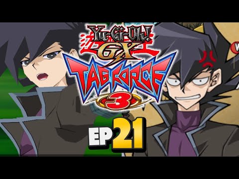 Yu-Gi-Oh! GX Tag Force 3 Part 21 WHO STOLE CHAZZ'S SHRIMP PSP