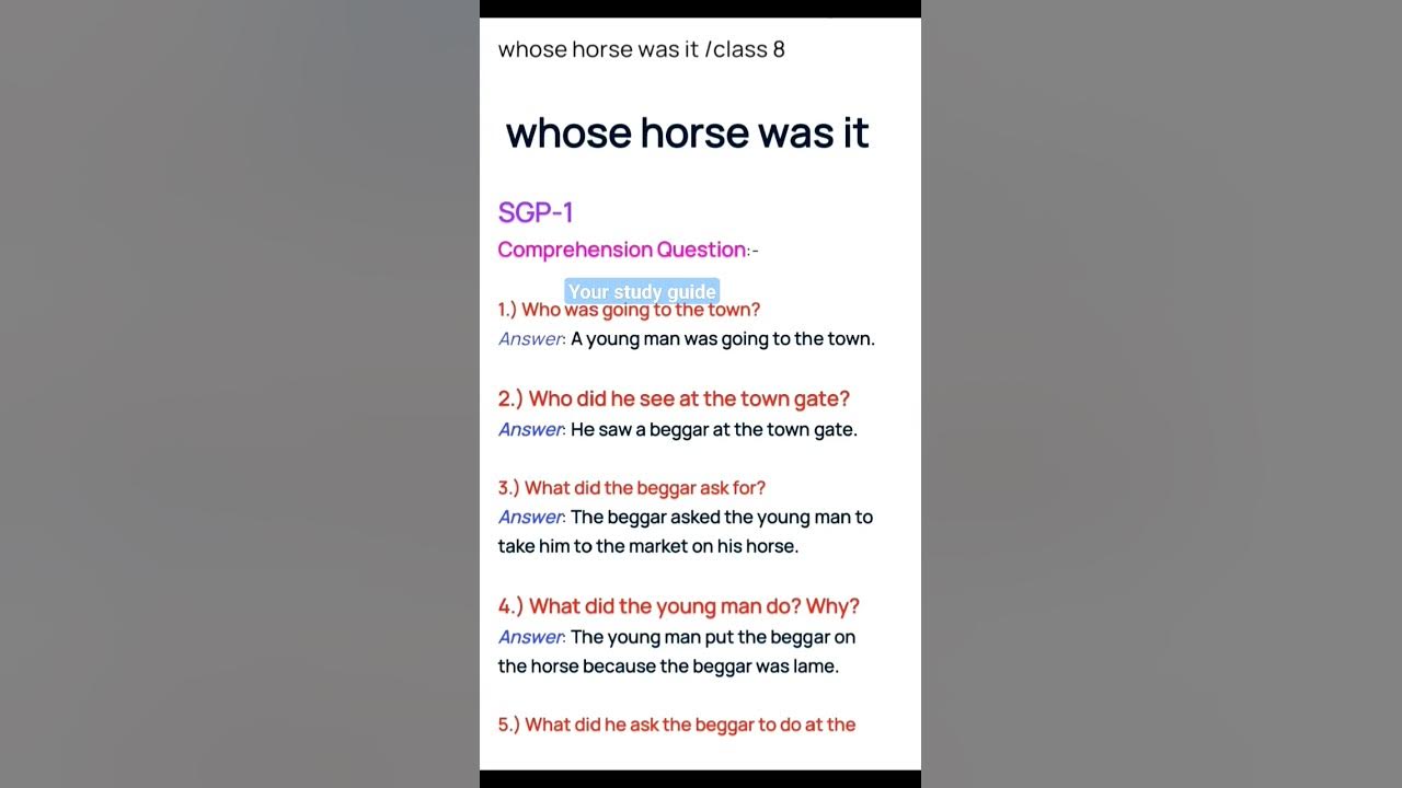 Whose Horse Was It Question And Answers class 8 stories lesson 1 part whose-horse-was-it-question-and-answers-class-8-stories-lesson-1-part