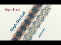 Right Hand—Simple Duo Cuff-Intermediate level beading tutorial