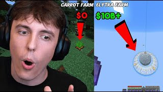 He built a crazy elytra farm in Donut SMP!