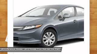 2012 HONDA CIVIC SDN Paramus, NJ PHR3948T