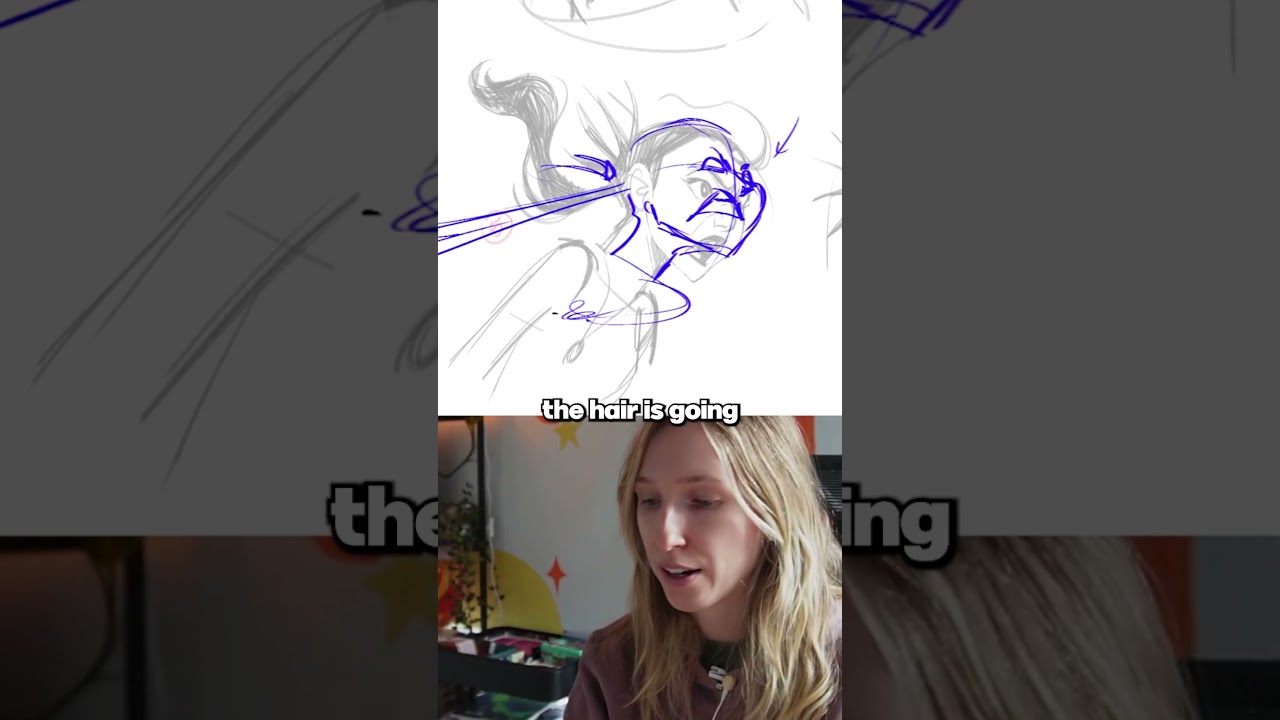 Challenge yourself to do HARD angles in #characterdesign !