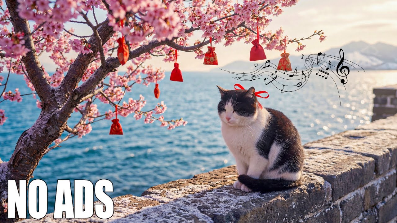 12 часов спокойной музыки для кошек 🐈 Расслабляющее пианино для кошек 🐾 Глубокий отдых 💖 Без рекламы