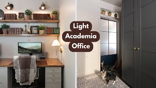 Home Office Makeover (cozy light academia)