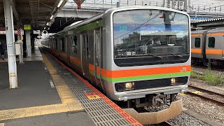 JR八高線E231系3000番台 拝島駅発車