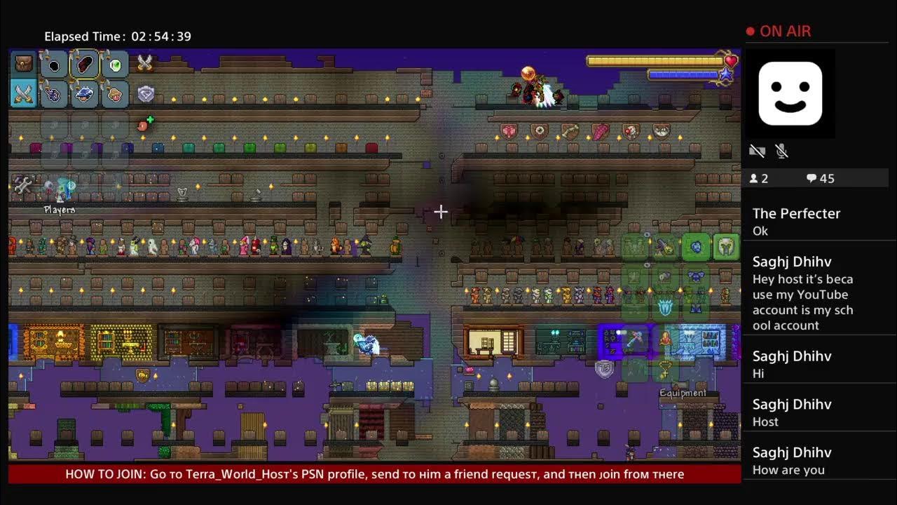 (PS4) Terraria 1.4 all items world (24/7) YouTube