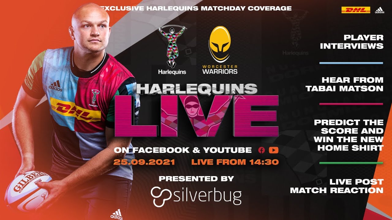 Harlequins Live - Join our player watch-along live from The Stoop