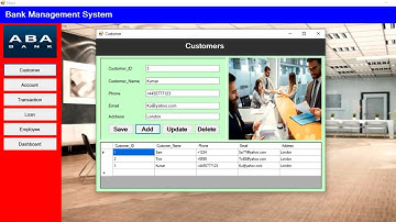 C# Full Project (Bank Management System) with Source Code