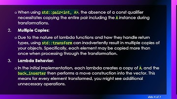 Understanding C+ +  std::transform Performance: Why It Calls Copy Constructors