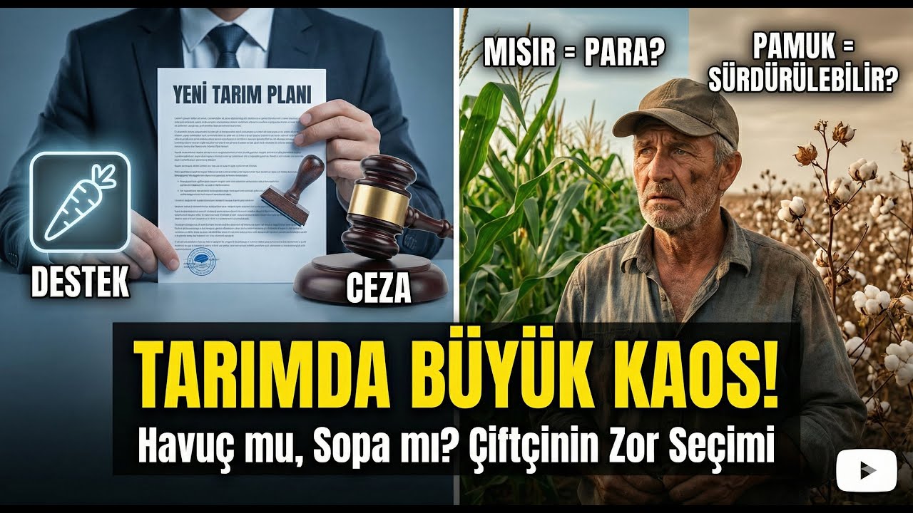 Çiftçiye 5 Yıl Ceza Şoku! Yeni Tarım Planı Neleri Değiştirecek?