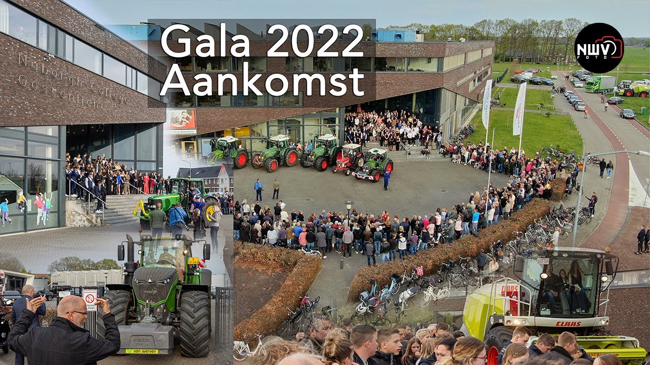 [4K] Eindejaarsleerlingen pakken groots uit tijdens aankomst gala-avond Nuborgh College Oostenlicht