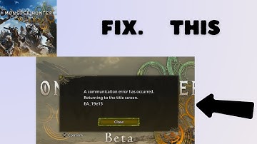 How to Fix A communication error has occurred in Monster Hunter Wilds