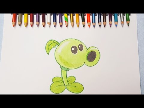 Plants Vs Zombies 2 Como Dibujar a Lanzaguisantes - thptnganamst.edu.vn