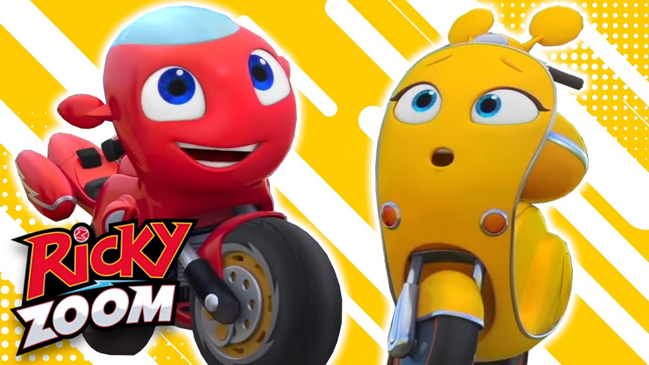 Ricky Wobbles ⚡️Repairbops ⚡️ Motorcycle Cartoon | Ricky Zoom