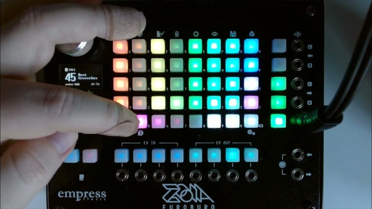 Empress ZOIA patch walkthrough "Bent Groovebox a chaotic, organic pattern generator and
