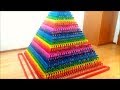 THE WORLD'S LARGEST DOMINO PYRAMID | 20,336 Dominoes