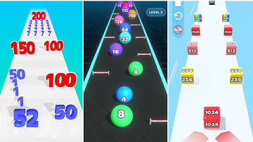 Number Master - Crazy Ball 2048 - Jelly Run 2048 - Max Level