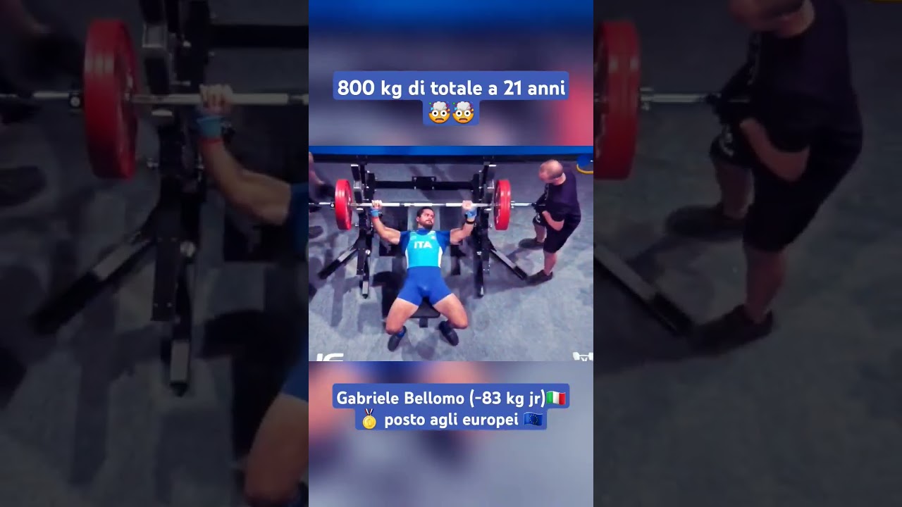 Oro europeo jr per Gabriele Bellomo #powerliftingitalia #powerlifting #perte