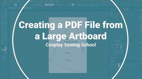 Creating Printable PDF Sewing Patterns in Adobe Illustrator