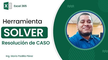 Herramienta Solver | Resolución de cálculo de presupuesto | Excel 365