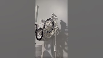 Fully 3D printed wall clock! #3dprinting #engineering #robotics #bambulab