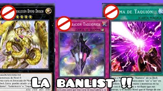 La banlist que cambio el meta juego...//Sayion444 //# parati #suscribete 