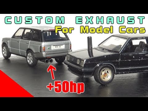 DIY Custom Exhaust For Model Cars || Diecast Car Modification Project