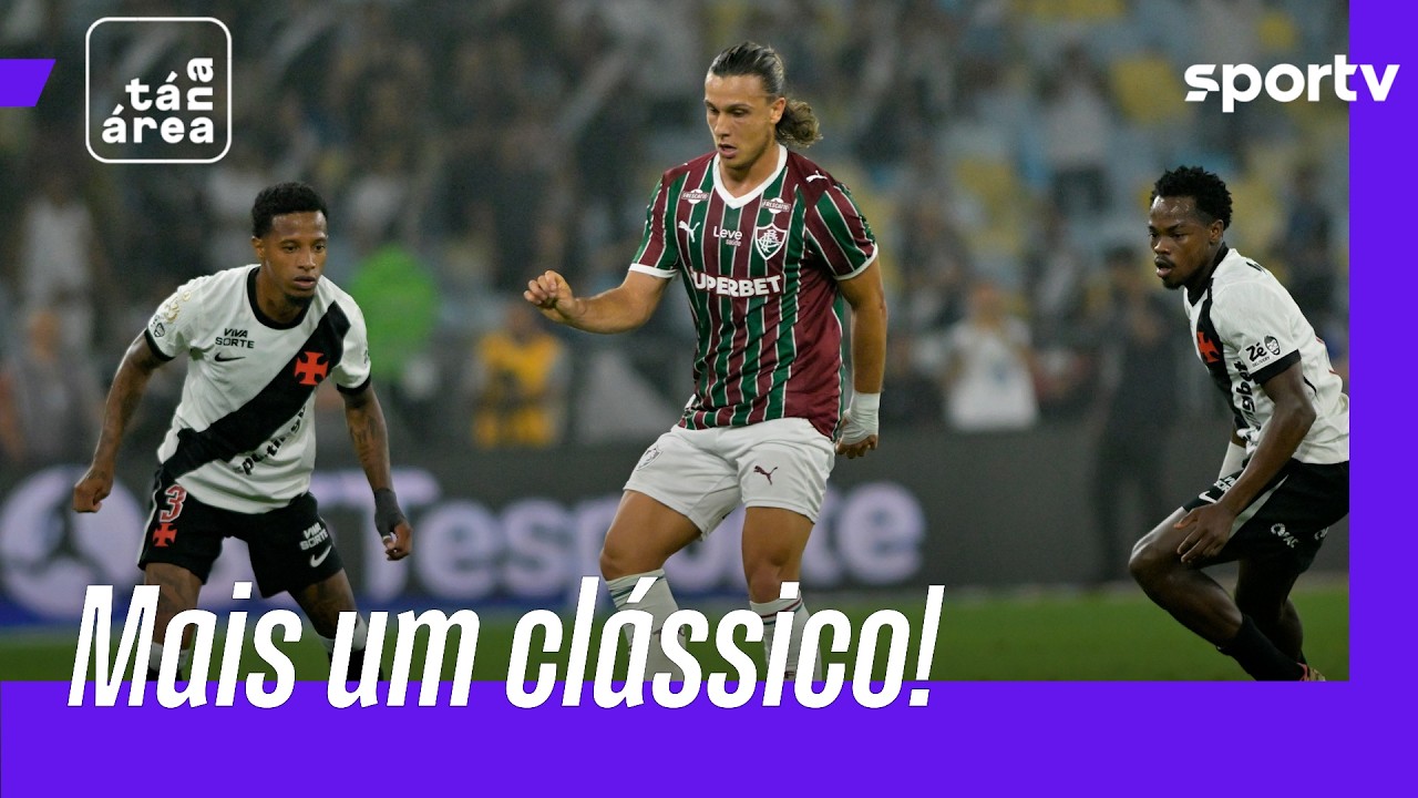 FLUMINENSE E VASCO SE ENFRENTAM PELA SEXTA VEZ ESTE ANO | Tá Na Área | sportv