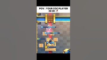 Bro Making COC Base In Cr 🥀 ahh ROYAL GHOST ☠️ #shorts #clashroyale