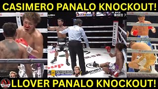 Casimero PANALO Round 5 KNOCKOUT! BASAG ILONG ng Hapon! Llover PANALO Round 2 KNOCKOUT