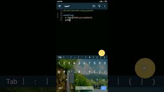 Create a calculator using pydroid3 Android app #python #pydroid3 #programming #calculater