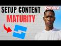How to Setup Roblox Content Maturity Settings (2026)