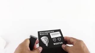Review and How to of WEEFUN Digital Voice Recorder Watch and MP3 Player,