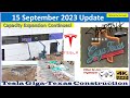 Power Outage (on purpose) & SE Corner Windows Removed! 15 September 2023 Giga Texas Update (08:25AM)