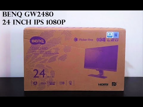 BenQ GW2480 - Unboxing and Review - IPS Monitor Full HD