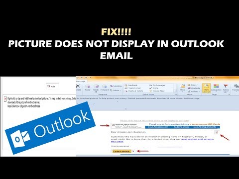 FIX !!!! PICTURES DOES NOT DISPLAYS IN OUTLOOK EMAIL
