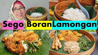 SEGO BORAN (BORANAN KHAS LAMONGAN), SAMBEL KREWENG SIAP NASI SEBAKUL LUDES