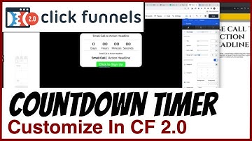 How to Customize ClickFunnels 2.0 Countdown Timers