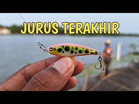 Jurus terakhir...!!! Lihatlah Keampuhan Lure FLUTTER untuk mancing kakap @gogorifishing