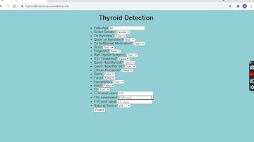 Thyroid Detection | Python | Data Science | Project