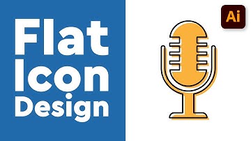 How to Flat Icon Design Illustrator Tutorial