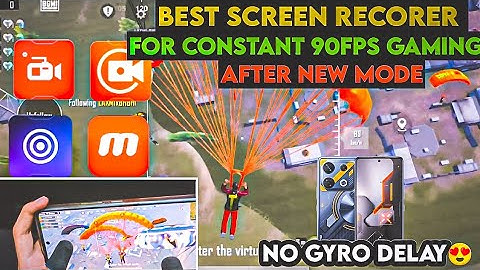 CONSTANT 90FPS | BEST SCREEN RECORDER FOR INFINIX GT 10 PRO TO RECORD GAMEPLAY | NO GYRO DELAY 😍|