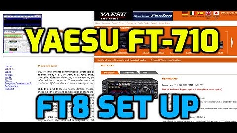YAESU FT-710 My FT8 Set Up