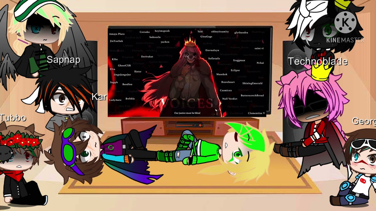 Mcyt react to Technoblade || Dream SMP