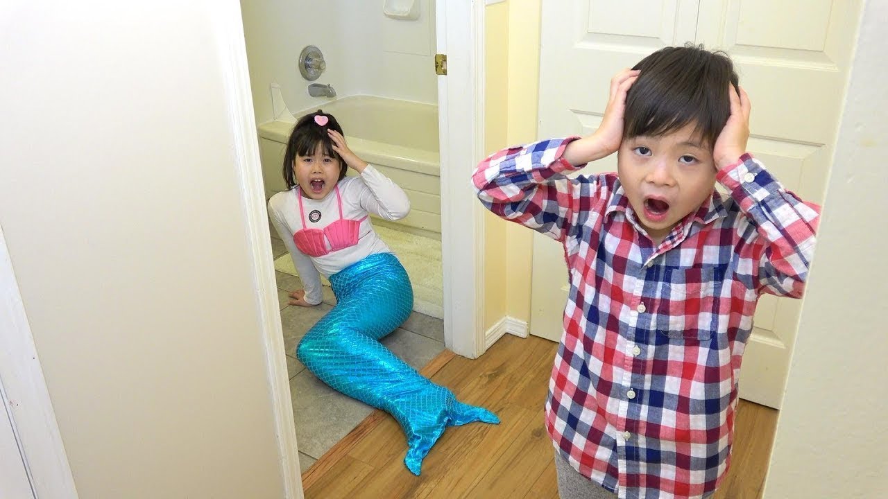 バービー人魚!! ねみちゃんが人魚になった!