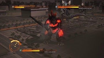GODZILLA ps4 burning godzilla vs space godzilla vs godzilla 2014