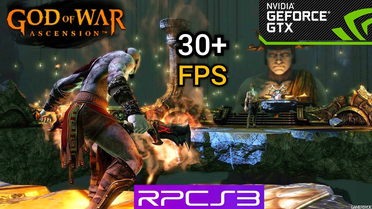 RPCS3 Emulator GOD OF WAR ASCENSION i5 9400f GTX 1660 6GB 30 fps Best