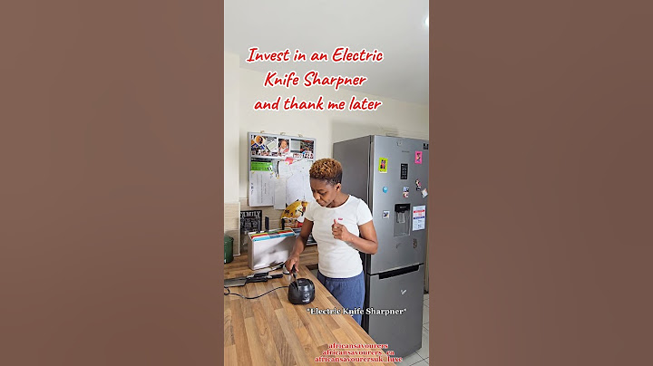 Knife Sharpner: Manual or Electric