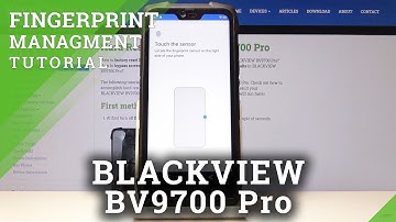 How to Add Fingerprint Lock on Blackview BV9700 Pro - Set Fingerprint
